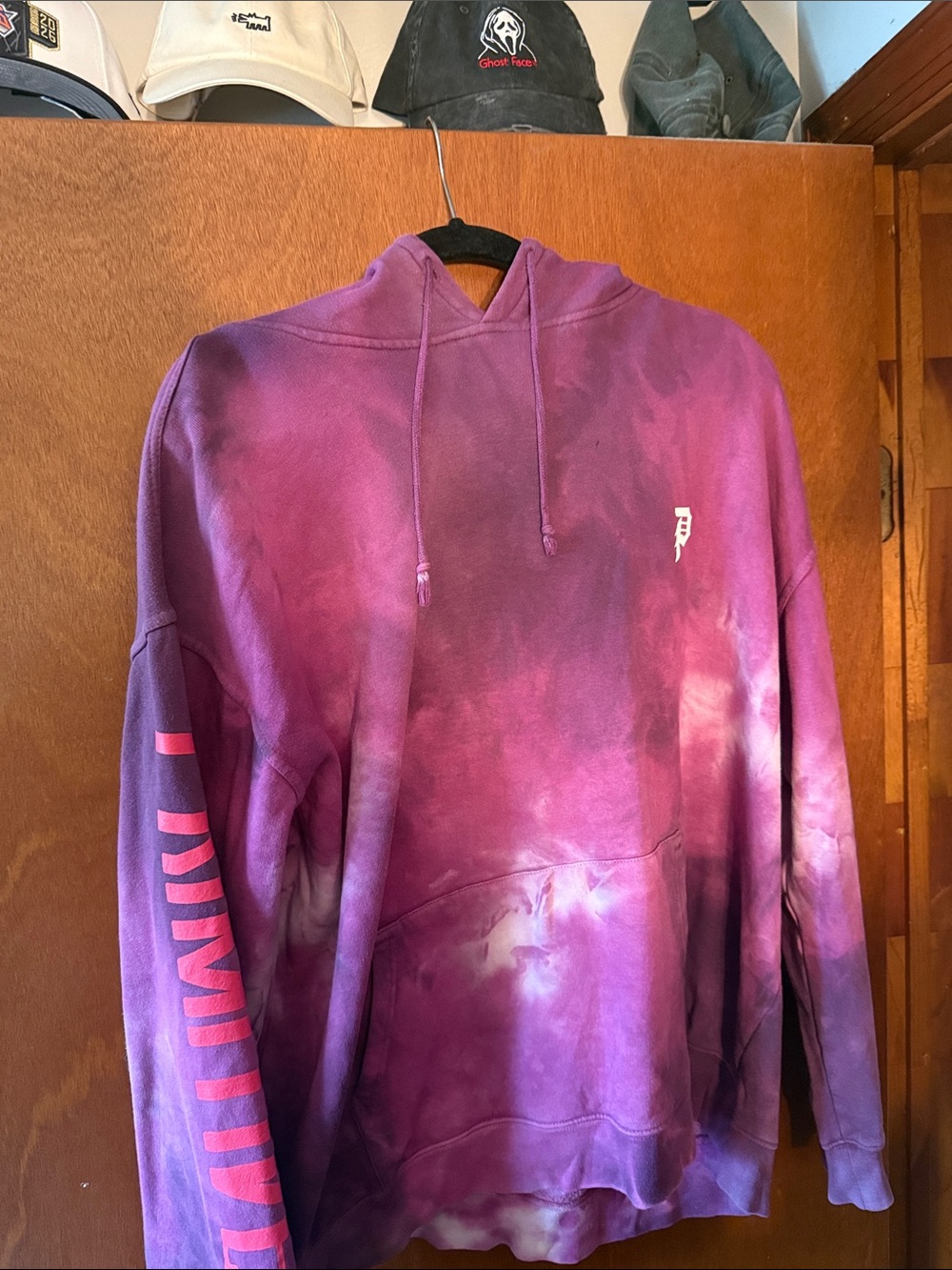 Dragon ball goku black Purple Tie-Dye Men's Hoodie Sweatshirt
